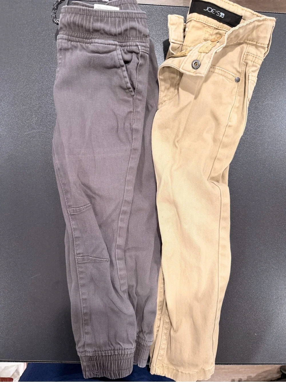 Joe's Jeans Kids Jogger & Chino Pants in Gray and Tan
